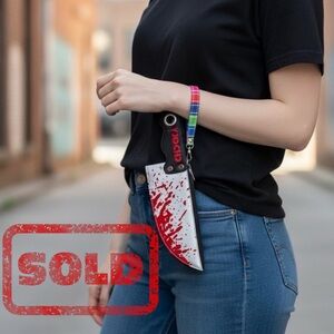 Chucky Knife Wristlet Bag